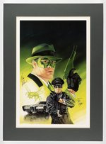 THE GREEN HORNET STRIKES BY DAVE DORMAN DOUBLE SIGNED LIMITED PRINT.