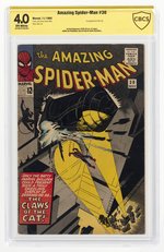 AMAZING SPIDER-MAN #30 NOVEMBER 1965 CBCS VERIFIED SIGNATURE 4.0 VG.