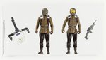 STAR WARS: THE FORCE AWAKENS (2015) - RESISTANCE TROOPER FIRST SHOT PROTOTYPE & PRODUCTION FIGURE DISPLAY CAS 90+.