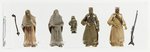 STAR WARS: ATTACK OF THE CLONES (2002) - TUSKEN RAIDER (FEMALE W/CHILD) & TUSKEN RAIDER FIRST SHOT PROTOTYPES & PRODUCTION FIGURES DISPLAY CAS 90+.