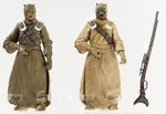 STAR WARS: ATTACK OF THE CLONES (2002) - TUSKEN RAIDER (FEMALE W/CHILD) & TUSKEN RAIDER FIRST SHOT PROTOTYPES & PRODUCTION FIGURES DISPLAY CAS 90+.