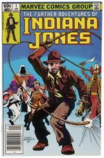 HARRISON FORD & JOHN BYRNE SIGNED THE FURTHER ADVENTURES OF INDIANA JONES #1 COMIC BOOK.