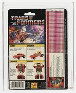 TRANSFORMERS (1984) SERIES 1 MINICAR - WINDCHARGER (CAR FORM) AFA 40 GOOD (TRADEMARK LOGO).