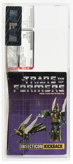 TRANSFORMERS (1985) SERIES 2 INSECTICON - KICKBACK AFA 75 Y-EX+/NM.