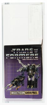 TRANSFORMERS (1985) SERIES 2 INSECTICON - SHRAPNEL AFA 75 EX+/NM (TRADEMARK LOGO).