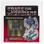 TRANSFORMERS (1985) SERIES 2 JUMPSTARTER - TWIN TWIST AFA 75 Y-EX+/NM.