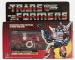 TRANSFORMERS (1985) SERIES 2 CAR - INFERNO BOXED ACTION FIGURE.