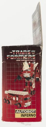 TRANSFORMERS (1985) SERIES 2 CAR - INFERNO BOXED ACTION FIGURE.