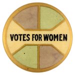 "VOTES FOR WOMEN" SUFFRAGE WOMEN'S POLITICAL UNION BUTTON VARIETY.