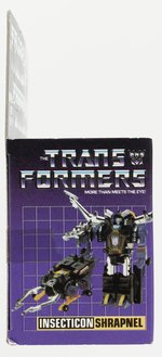 TRANSFORMERS (1985) SERIES 2 INSECTICON - SHRAPNEL BOXED ACTION FIGURE.