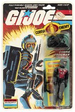 G.I. JOE (1985) - COBRA EELS SERIES 4/34 BACK CARDED ACTION FIGURE.