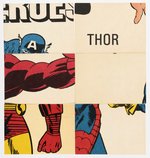 1966 DONRUSS MARVEL SUPER HEROES DONRUSS GUM CARD SET.