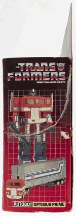 TRANSFORMERS (1984) SERIES 1 - OPTIMUS PRIME BOXED ACTION FIGURE (TRADEMARK LOGO).