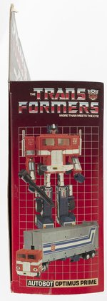 TRANSFORMERS (1984) SERIES 1 - OPTIMUS PRIME BOXED ACTION FIGURE (TRADEMARK LOGO).