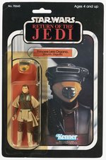STAR WARS: RETURN OF THE JEDI (1983) - LEIA BOUSHH 65 BACK-B CARDED ACTION FIGURE.