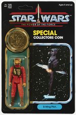 STAR WARS: THE POWER OF THE FORCE (1985) - B-WING PILOT 92 BACK CARDED ACTION FIGURE.