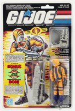 G.I. JOE (1990) - H.E.A.T. VIPER CANADIAN CARDED ACTION FIGURE.