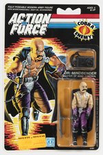 ACTION FORCE (1986) - DR. MINDBENDER CARDED ACTION FIGURE.