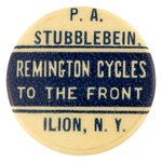 REMINGTON ARMS CO. RARE 1896 LAPEL STUD FOR THEIR SAFETY BICYCLE.