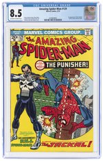 AMAZING SPIDER-MAN #129 FEBRUARY 1974 CGC 8.5 VF+ (FIRST PUNISHER).