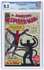 AMAZING SPIDER-MAN #3 JULY 1963 CGC 8.5 VF+ (FIRST DOCTOR OCTOPUS).