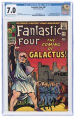 FANTASTIC FOUR #48 MARCH 1966 CGC 7.0 FINE/VF (FIRST SILVER SURFER & GALACTUS).
