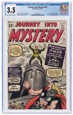 JOURNEY INTO MYSTERY #85 OCTOBER 1962 CGC 3.5 VG- (FIRST LOKI).