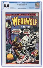 WEREWOLF BY NIGHT #32 AUGUST 1975 CGC 8.0 VF (FIRST MOON KNIGHT).