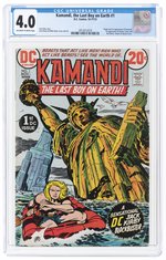 KAMANDI, THE LAST BOY ON EARTH #1 OCTOBER-NOVEMBER 1972 CGC 4.0 VG (FIRST KAMANDI).