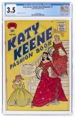 KATY KEENE FASHION BOOK MAGAZINE #1 1955 CGC 3.5 VG-.