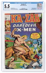 KA-ZAR #1 AUGUST 1970 CGC 5.5 FINE-.