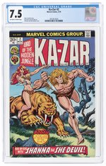 KA-ZAR VOL. 2 #2 MARCH 1974 CGC 7.5 VF-.