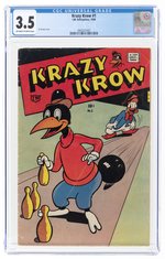 KRAZY KROW #1 1958 CGC 3.5 VG-.