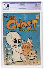 LI'L GHOST #1 FEBRUARY 1958 CGC RESTORED 1.8 SLIGHT (C-1) GOOD-.