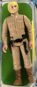 STAR WARS: THE EMPIRE STRIKES BACK (1980) - LUKE SKYWALKER (BESPIN FATIGUES/BLONDE HAIR) 41 BACK-B AFA 75 EX+/NM.