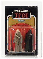 STAR WARS: RETURN OF THE JEDI (1983) - 2-PACK BIB FORTUNA & DARTH VADER AFA 50 Y-VG.