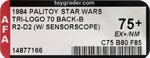 PALITOY STAR WARS: RETURN OF THE JEDI (1984) - R2-D2 (W/ SENSORSCOPE) TRI-LOGO 70 BACK-B AFA 75+ EX+/NM.