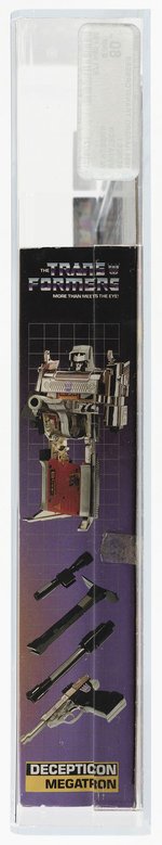 TRANSFORMERS (1984) SERIES 1 - MEGATRON AFA 80 Q-NM (W/RUBSIGN).