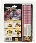 TRANSFORMERS (1984) SERIES 1 MINICAR - BUMBLEBEE (RED) AFA 70 Y-EX+.