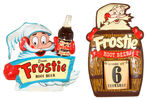 "FROSTY ROOT BEER" MOLDED PLASTIC CALENDAR/SIGN.