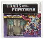 TRANSFORMERS (1987) SERIES 4 CLONES - POUNCE & WINGSPAN AFA 80 Y-NM.