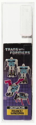 TRANSFORMERS (1987) SERIES 4 CLONES - POUNCE & WINGSPAN AFA 80 Y-NM.