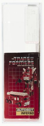 TRANSFORMERS (1985) SERIES 2 CAR - INFERNO AFA 75 EX+/NM.