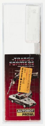 TRANSFORMERS (1984) SERIES 1 CAR - PROWL AFA 80 NM.