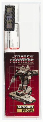 TRANSFORMERS (1984) SERIES 1 CAR - PROWL AFA 80 NM.