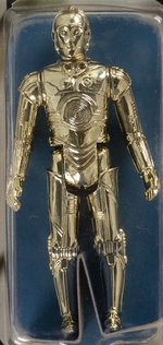 STAR WARS (1978) - SEE-THREEPIO (C-3PO) 12 BACK-B AFA 75+ EX+/NM.