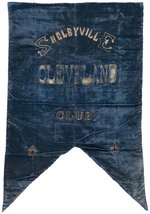 CLEVELAND & THURMAN CLUB SHELBYVILLE, IN 1888 PARADE BANNER.