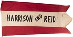 HUGE HARRISON & REID 1892 CAMPAIGN BANNER.