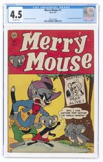 MERRY MOUSE #1 JUNE 1953 CGC 4.5 VG+ (FIRST MERRY MOUSE).