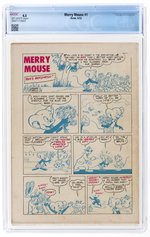 MERRY MOUSE #1 JUNE 1953 CGC 4.5 VG+ (FIRST MERRY MOUSE).